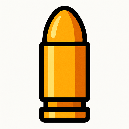 silah mermisi.
In-Game asset.  2d.  High contrast.  No shadows