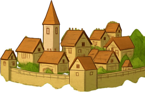 sağ üst köşeye bir kasaba ekle