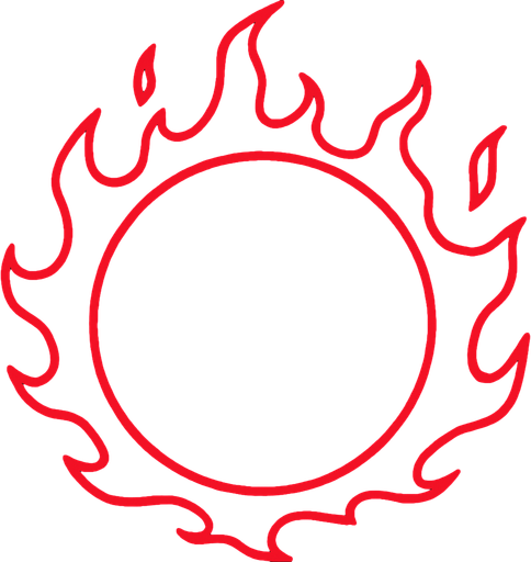 remove the red aura and just have a red outline