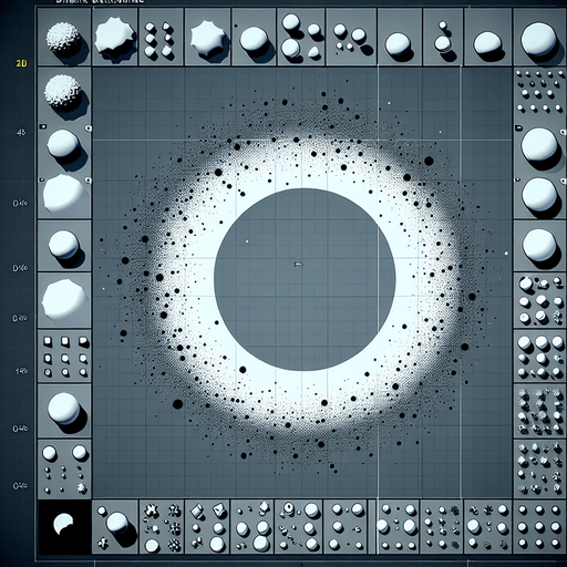 Particles.
Single Game Texture. In-Game asset. 2d. Blank background. High contrast. No shadows.