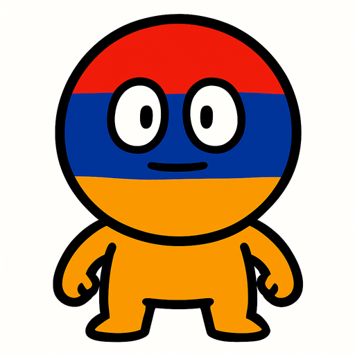 armenian flag ball head.
In-Game asset.  2d.  High contrast.  No shadows