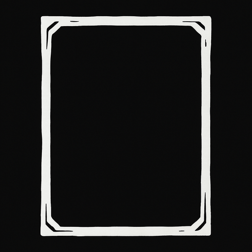 Siyah sayfa.
In-Game asset.  2d.  High contrast.  No shadows