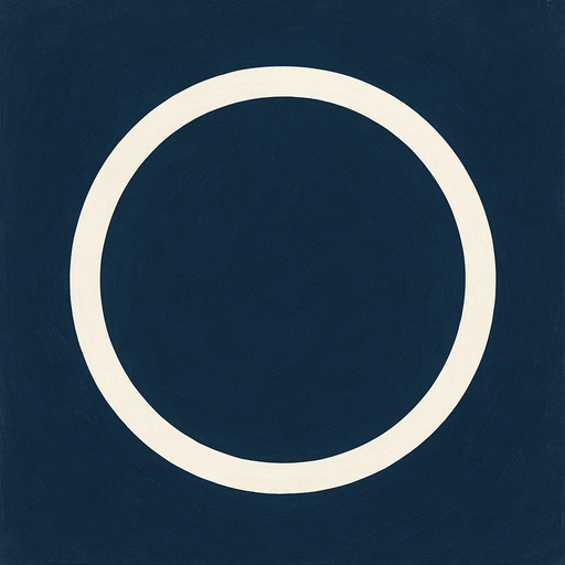 white circle.
empty inside