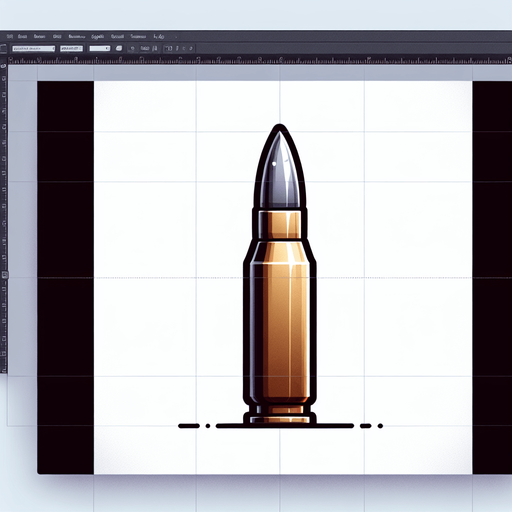 merminin ucu y eksenin pozitif kısmına baksın böyle bir mermi tasarımı istiyorum.
Single Game Texture. In-Game asset. 2d. Blank background. High contrast. No shadows.