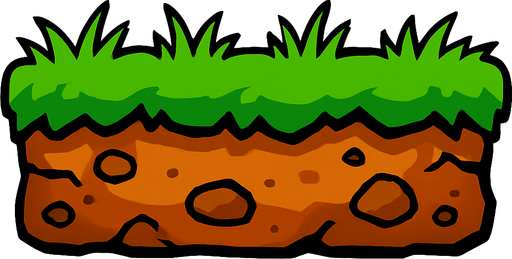 ground.
In-Game asset.  2d.  High contrast.  No shadows