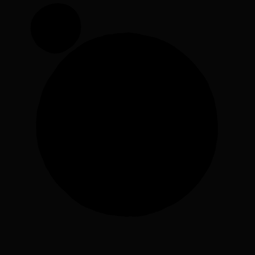 make the painted part black