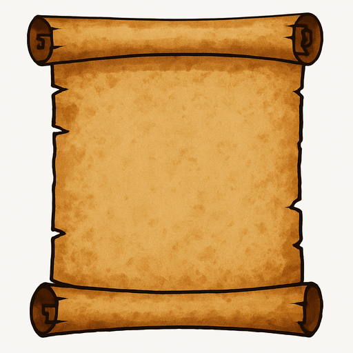 pergamino para usar de fondo.
In-Game asset.  2d.  High contrast.  No shadows