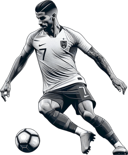 Cr7.
Single Game Texture. In-Game asset. 2d. Blank background. High contrast. No shadows.