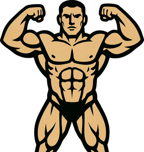 2 d az kaslı insan görseli oluştur.
In-Game asset.  2d.  High contrast.  No shadows 1 tane ten renginde