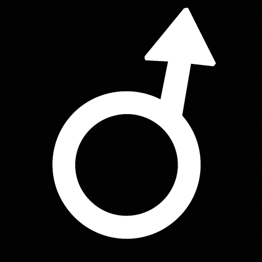 la flecha apunta hacia arriba y el circulo todo de blanco