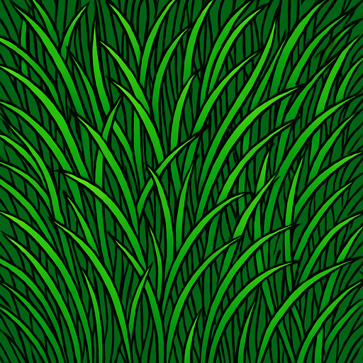 top down view of long grass.
In-Game asset.  2d.  High contrast.  No shadows