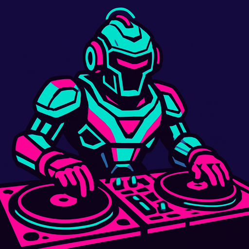 DJ evolucionado.
In-Game asset.  2d.  High contrast.  No shadows