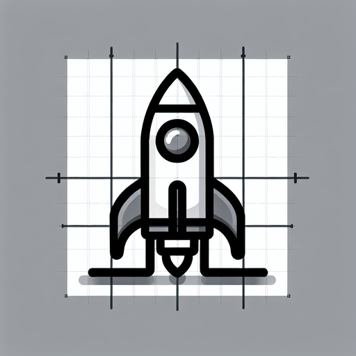 A Rocket image.
Single Game Texture. In-Game asset. 2d. Blank background. High contrast. No shadows.