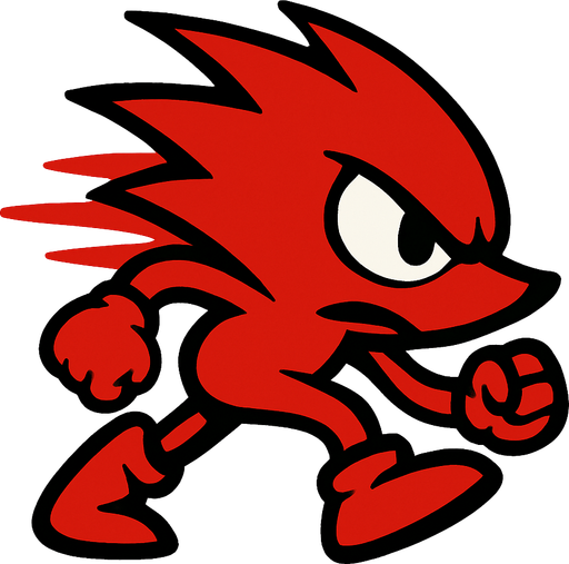 Fast enemy.
In-Game asset.  2d.  High contrast.  No shadows