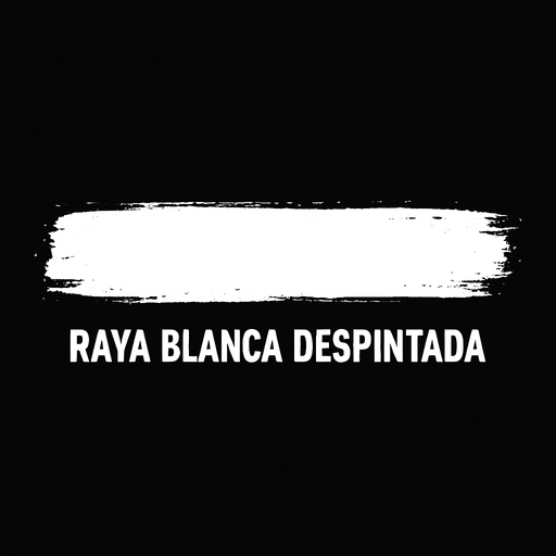 RAYA BLANCA DESPINTADA.
In-Game asset.  2d.  High contrast.  No shadows. RAYA BLANCA DESPINTADA