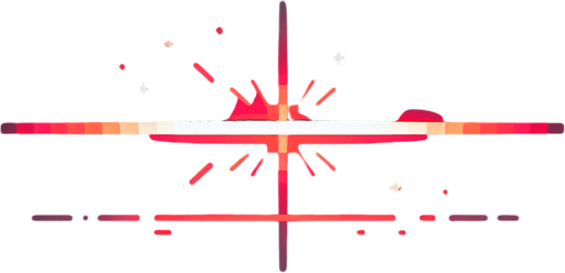 red laser horizontal.
Single Game Texture. In-Game asset. 2d. Blank background. High contrast. No shadows.