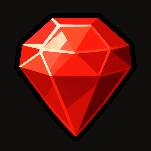 Gema.
In-Game asset.  2d.  High contrast.  No shadows