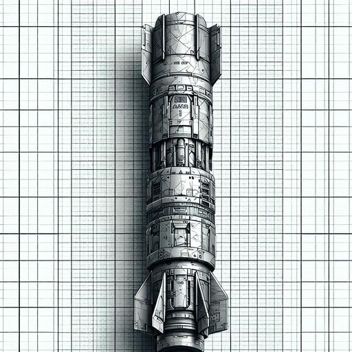 an ATGM.
Single Game Texture. In-Game asset. 2d. Blank background. High contrast. No shadows.