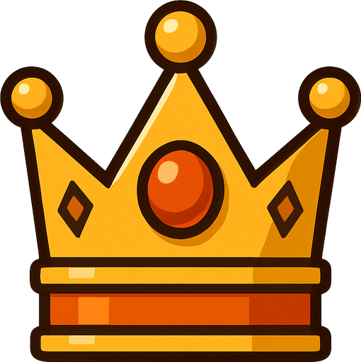 crown.
In-Game asset.  2d.  High contrast.  No shadows