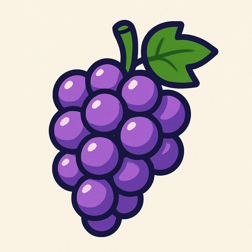 Üzüm.
In-Game asset.  2d.  High contrast.  No shadows