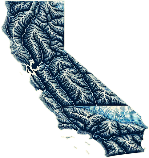 the shape of CALIFORNIA.
Single Game Texture. In-Game asset. 2d. Blank background. High contrast. No shadows.
