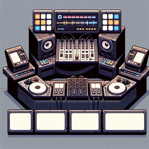 Dj Alock.
Single Game Texture. In-Game asset. 2d. Blank background. High contrast. No shadows.