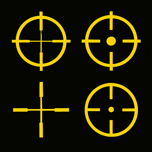 Прицел пак. Желтого цвета
In-Game asset.  2d.  High contrast.  No shadows