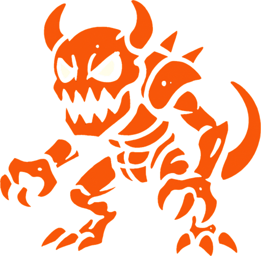 creature enemy.
In-Game asset.  2d.  High contrast.  No shadows