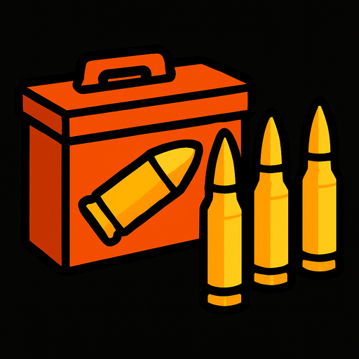Ammo.
In-Game asset.  2d.  High contrast.  No shadows