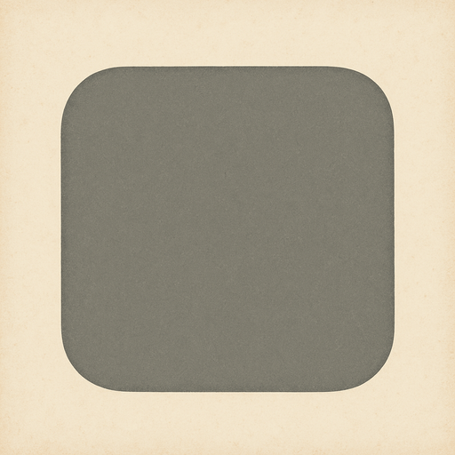 Cuadrado gris con lados circulares