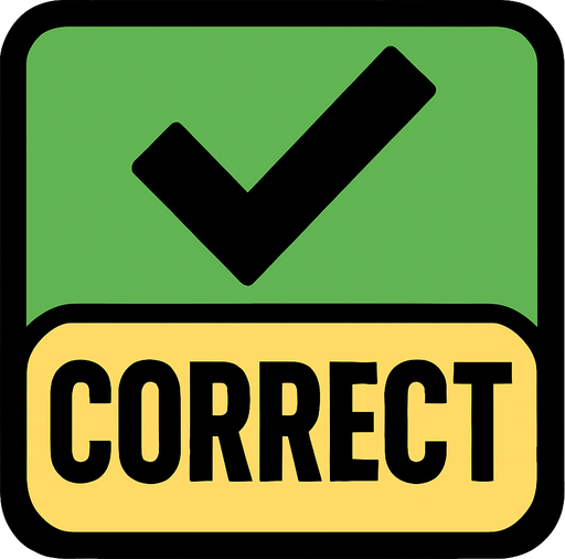 correct sign.
In-Game asset.  2d.  High contrast.  No shadows