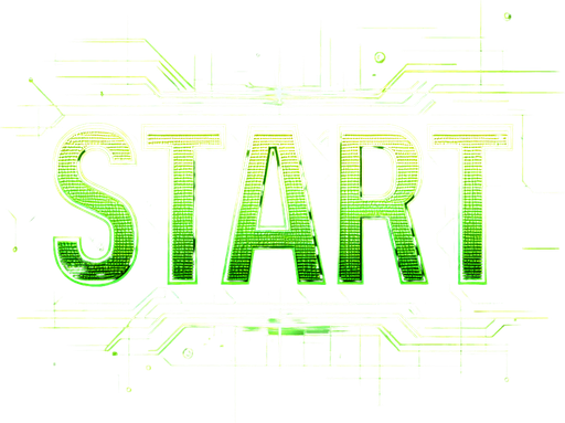 Green “Start” text.
electronic Style