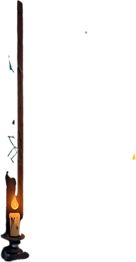 An ancient hidden library with towering dusty shelves, glowing enchanted books, cobwebs, stone floor with arcane symbols, candlelit mystery.
In-Game asset.  2d.  High contrast.  No shadows