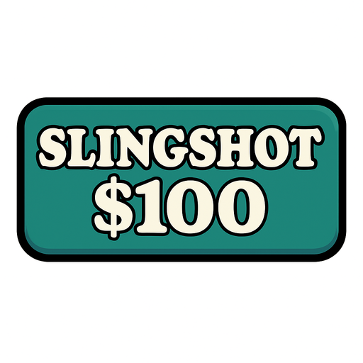 Make button Teal and change test to say 'Slingshot $100'