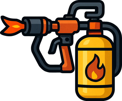 Alev makinesi.
In-Game asset.  2d.  High contrast.  No shadows