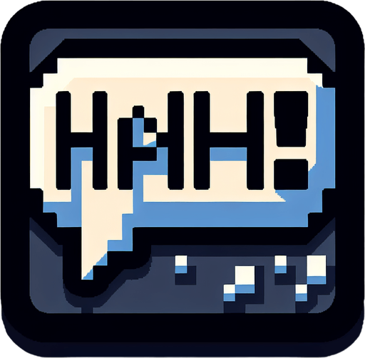 A speech bubble saying Haha!.
Single Game Texture.  In-Game asset.  2d.  Blank background.  High contrast.  No shadows