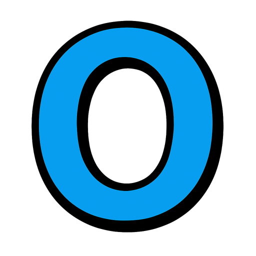Blue O.
In-Game asset.  2d.  High contrast.  No shadows