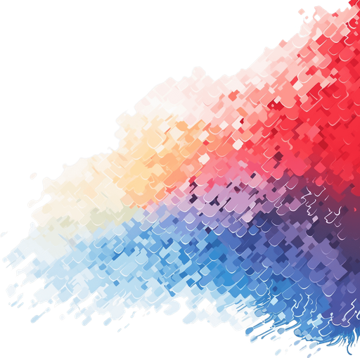 Multi color chaotic noise, primary colors
Single Game Texture. In-Game asset. 2d. Pixelart. White background. Blank background. Low detail. High contrast.