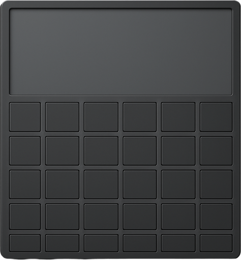 Sildigim yerleri slotsuz açik gri alanla doldur ust buyuk slot kare olsun yani alt alandaki slot sayisini artir 4x8 yap ve tum kareler esit olsun