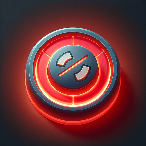 High-quality brake button for mobile racing game, 64x64 pixels, glowing red, with a brake or stop symbol in the center, 3D UI style with soft shadows and clean edges".
Single Game Texture.  In-Game asset.  2d.  Blank background.  High contrast.  No shadows