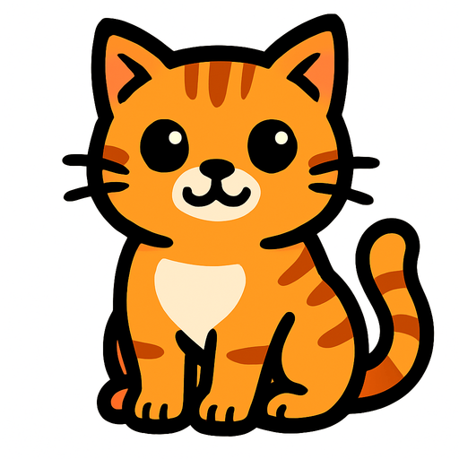 Gato.
In-Game asset.  2d.  High contrast.  No shadows