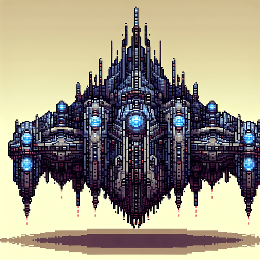 make a boss space alien ship.
Single Game Texture. In-Game asset. 2d. Blank background. High contrast. No shadows.