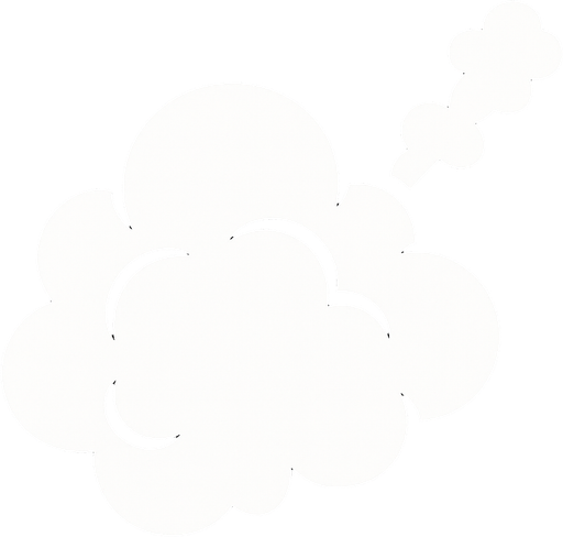 Облочко белого дыма.
In-Game asset.  2d.  High contrast.  No shadows