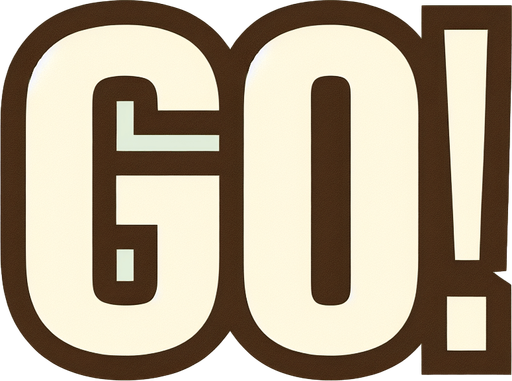 A big text "Go!".