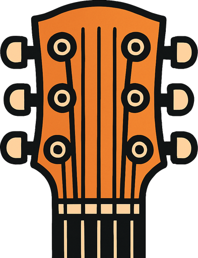 gitar teli.
In-Game asset.  2d.  High contrast.  No shadows