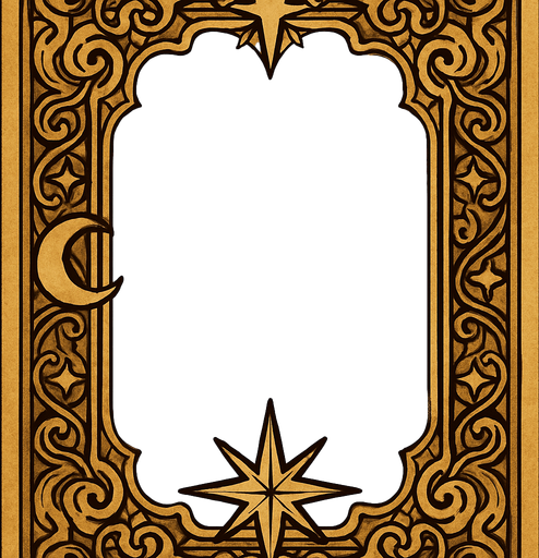 antique card background pattern magical fantasy.
In-Game asset.  2d.  High contrast.  No shadows