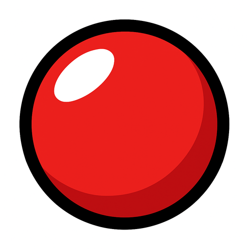 redBall.
In-Game asset.  2d.  High contrast.  No shadows