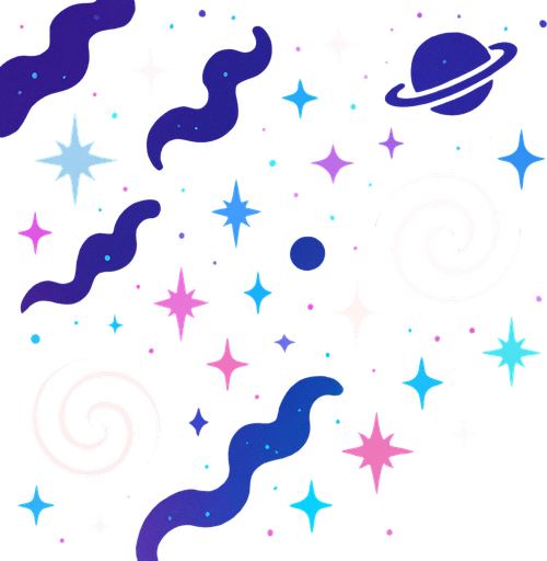 galaxy theme background.
In-Game asset.  2d.  High contrast.  No shadows