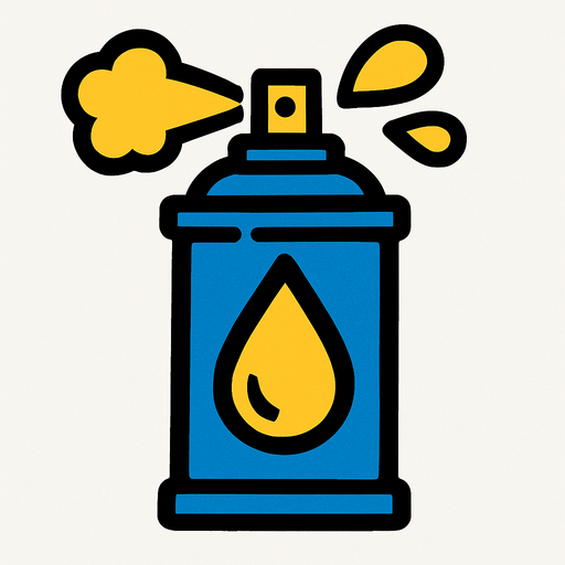 Sprey.
In-Game asset.  2d.  High contrast.  No shadows