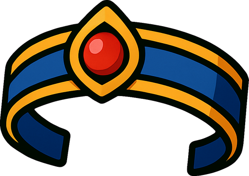 Headband.
In-Game asset.  2d.  High contrast.  No shadows